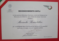 Reconocimiento Ohtli